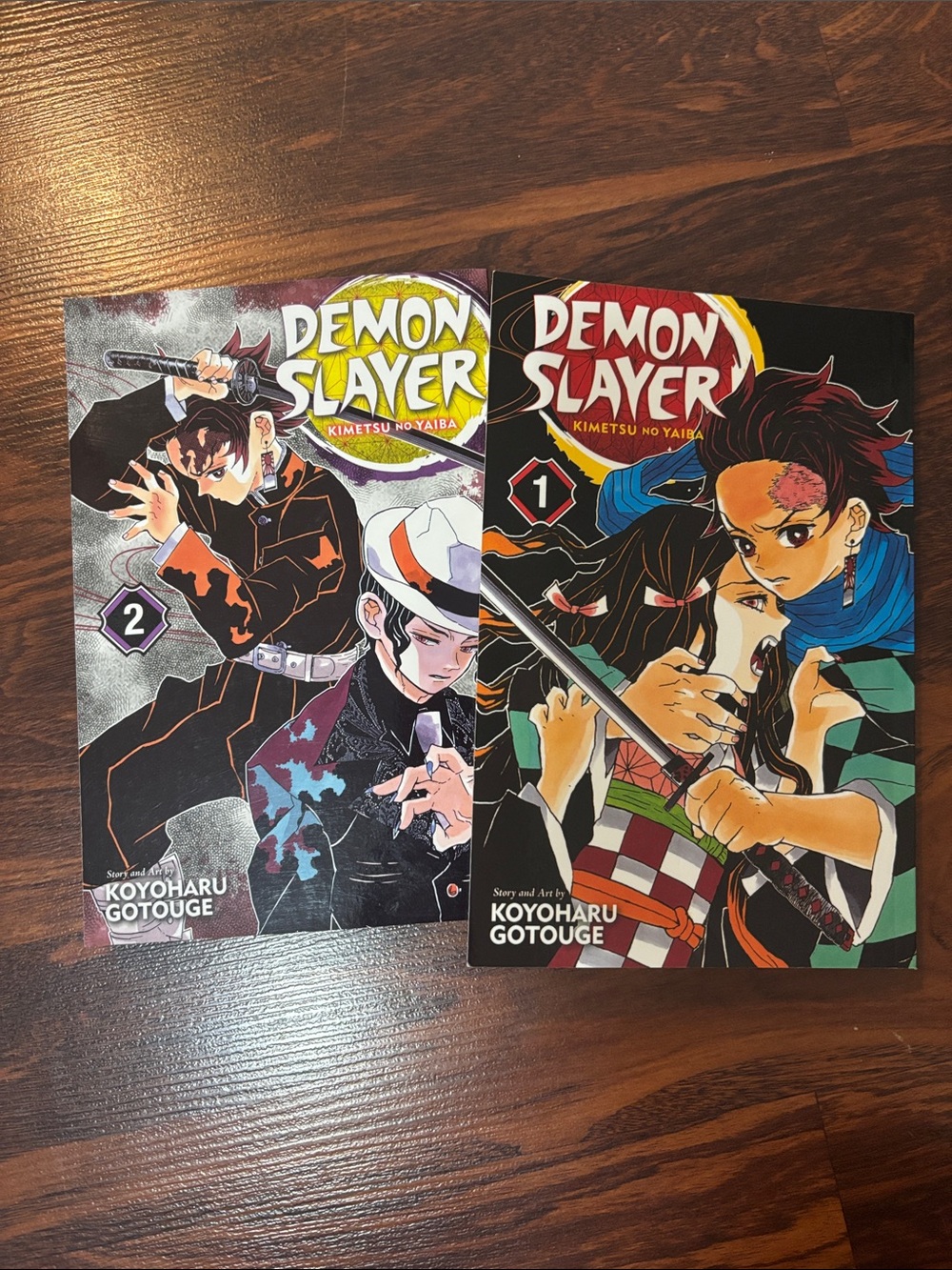 Demon Slayer Vol.1 & Vol.2 Manga Set